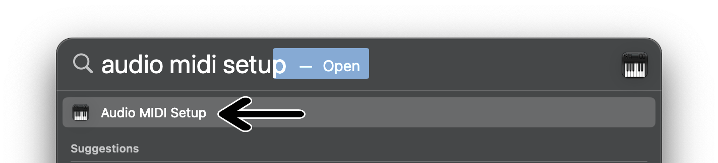 Audio MIDI Setup Launch 🚀